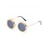 Unisex Sunglasses Geometric-shaped Cut Out Streetwear Sunglasses - LIGHT COFFEE 
