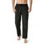 Pantalon Décontracté Long à Jambe Droite en Couleur Unie avec Poches - Noir S