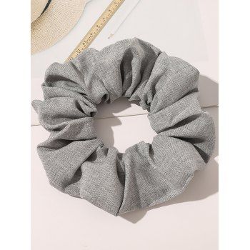 

Solid Color Decorative Scrunchie Elastic Hair Band Hair Accessory, Dark gray