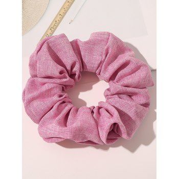 

Solid Color Decorative Scrunchie Elastic Hair Band Hair Accessory, Light pink