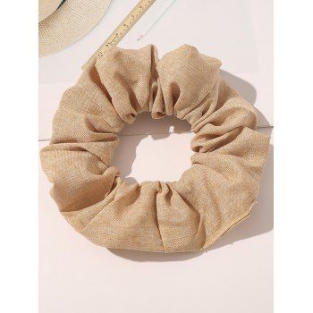 

Solid Color Decorative Scrunchie Elastic Hair Band Hair Accessory, Light yellow