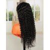 13*4 Lace Front Deep Curly Solid Color 150% Human Hair Wig - BLACK 14INCH