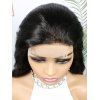 4*4 Lace Front Body Wave Solid Color 150% Human Hair Wig - BLACK 18INCH