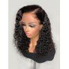 13*4 Lace Front Curly 150% Human Hair Wig - BLACK 14INCH