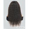 13 * 4 Perruque de Cheveux Humains 150% Afro avec Dentelle sur le Devant - Noir 6INCH