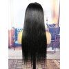 13*4 Lace Front 150% Human Hair Straight Wig - BLACK 16INCH