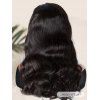 4*4 Lace Front 180% Human Hair Body Wave Wig - BLACK 16INCH