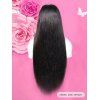 4*4 Lace Front 180% Straight Free Part Human Hair Wig - BLACK 16INCH