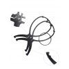Solid Color Wig Stand - BLACK 