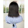 13*4 Lace Front Straight 150% Human Hair Wig - BLACK 16INCH