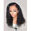 150% Human Hair Wig 13*4 Lace Front Curly Bob Wig - BLACK 12INCH