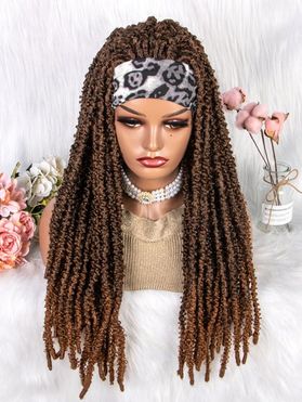 Braids 22 Inch Long Heat Resistance Synthetic Wig With Band