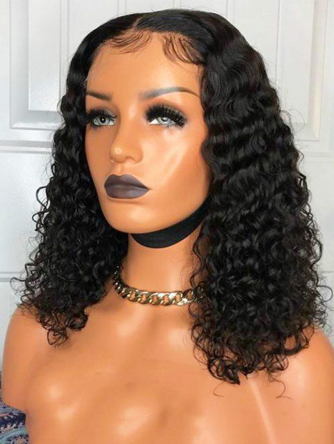 13*4 Lace Front Curly Bob 130% Human Hair Wig