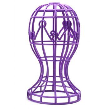 

Pure Color Vertical Wig Stand, Dark violet
