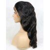 4*4 Lace Front 180% Body Wave Long Human Hair Wig - BLACK 16INCH