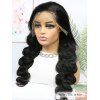 13*4 Lace Front Body Wave 150% Human Hair Wig - BLACK 16INCH