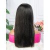 Straight 13*4 Lace Front 180% Human Hair Wig - BLACK 14INCH