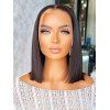180% Human Hair Straight 13*4 Lace Front Wig - BLACK 14INCH