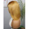Straight Bob 150% Human Hair 4*4 Lace Front Wig - CARAMEL 16INCH