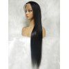 13*4 Lace Front 130% Human Hair Straigth Wig - BLACK 16INCH