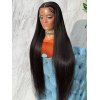 Straight 180% Human Hair 13*4 Lace Front Wig - BLACK 14INCH