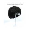 Baroque Style Detachable Flower Hollow Out Mushroom Wig Stand Holder - WHITE 