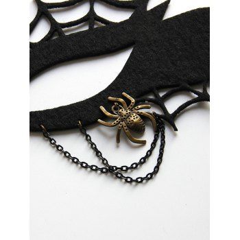 Spider Web Chain Tassel Halloween Cosplay Masquerade Eye Mask