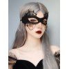 Masque D'Halloween Cosplay Toile D'Araignée Chaîne avec Frange - Noir 