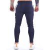Pantalon de Jogging de Sport Décontracté Long Jointif avec Poches à Cordon - Bleu profond M