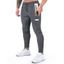Pantalon de Jogging de Sport Décontracté Long Jointif avec Poches à Cordon - Gris Foncé L