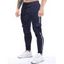Pantalon de Jogger Long Décontracté Resserré à Pieds de Poutre avec Cordon de Serrage et Rayures - Bleu profond S