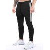 Pantalon de Jogging Décontracté à Cordon  Poches Jointif Pieds de Poutre - Noir XL