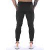 Pantalon de Jogging Décontracté Zippé Jointif avec Poche Latérale à Pieds Etroits - Noir L