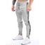 Pantalon de Jogger à Imprimé Camouflage avec Poches à Zip - Gris Clair XL