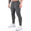 Pantalon de Jogging Décontracté Cargo à Taille Elastique avec Poches à Rabat - Gris Foncé S