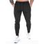 Pantalon de Jogger Décontracté à Taille Élastique avec Poches à Zip à Cordon - Noir M