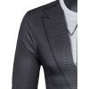Tuxedo Faux Twinset 3D Print T Shirt Long Sleeve Round Neck Casual Tee - BLACK XXL