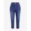 Jean de Neuf Minutes Croisé de Grande Taille - Bleu profond 3X
