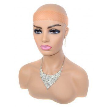 

Anti-slip Elastic Silicone Wig Headband, Light orange