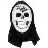 Masque D'Halloween à Capuche Cosplay Crâne Masque - Noir 
