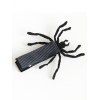 2Pcs Halloween Artificial Diamond Spider Shape Cute Party Hair Clips - BLACK 