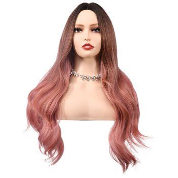 

Wavy Wig Ombre Wig Long Party Synthetic Hair, Multicolor b