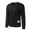 Sweat-shirt Ras du Cou Design Patché - Noir 2XL