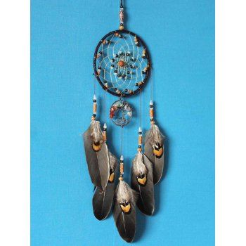 

Home Decoration Feather Tree Life Beaded Hanging Indian Dreamcatcher, Multicolor