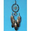 Attrape-Rêve Motif Plumes Arbre de Vie et Perles Style Indien Décoration à Suspendre - multicolor 