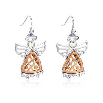 

Halloween Drop Earrings Rhinestone Wing Hollow Out Geometric Shaped Earrings, Multicolor