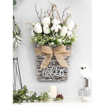

Home Decoration Wall Hanging Simulation Flower Basket, Multicolor