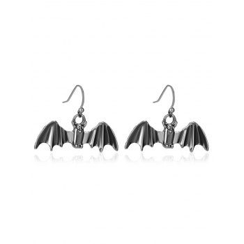Fashion Women Halloween Drop Earrings Bat Gothic Earrings Jewelry Online Silver