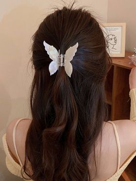 Patte Cheveux Elégant de Boutonnage Papillon en Acrylique pour Extérieur