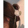 Pince à Cheveux Elégante Fleur Griffe de Strass pour Extérieur - multicolor B 